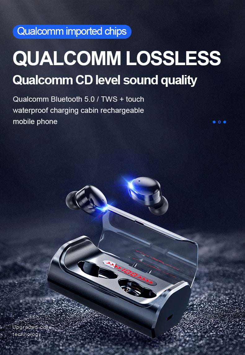 Bluetooth headset, touch control, wireless headset - available at Sparq Mart