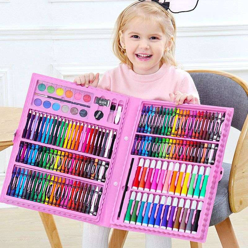 Double Panel Easel, High-Quality, Watercolor Pen Set - available at Sparq Mart