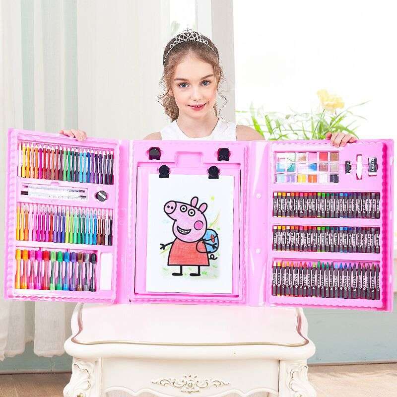 Double Panel Easel, High-Quality, Watercolor Pen Set - available at Sparq Mart