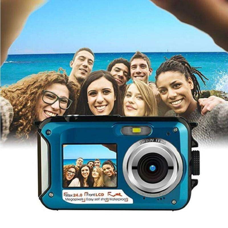 dual-screen camera, HD digital camera, Waterproof camera - available at Sparq Mart