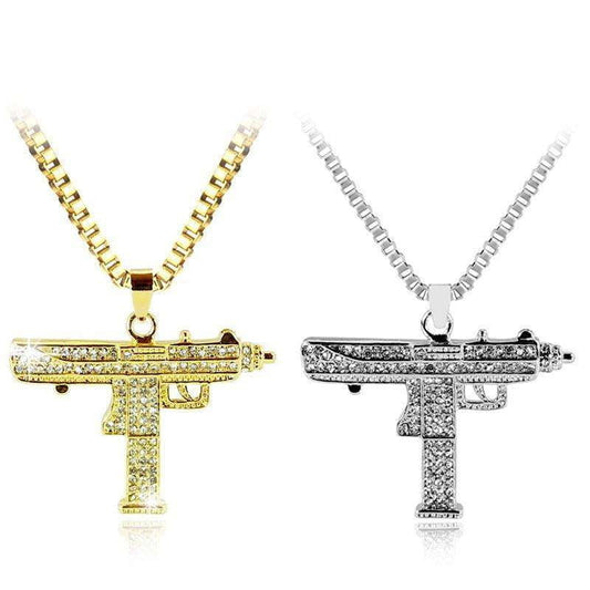 Custom Bling Jewelry, Iced Hip Hop, Zirconium Diamond Necklace - available at Sparq Mart
