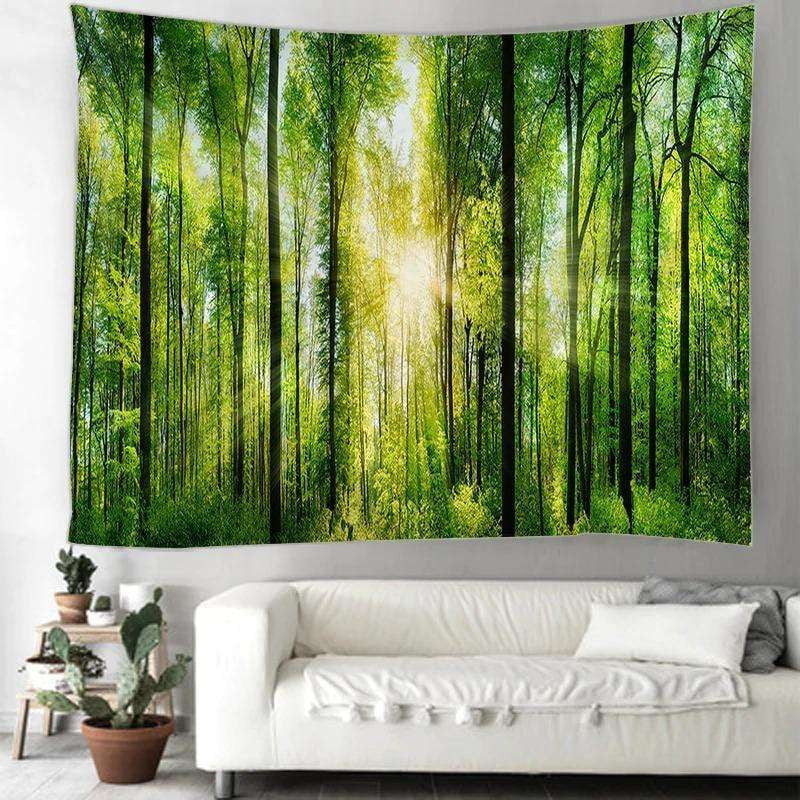 Forest Scene Tapestry, Infinity Nature Tapestry, Tapestry Wall Hanging - available at Sparq Mart