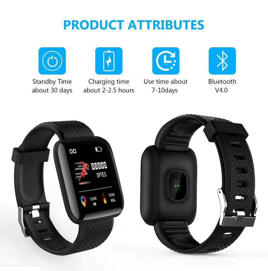 Fitness Tracker Bracelet, Sports Smartwatch Online, Touchscreen Activity Watch - available at Sparq Mart