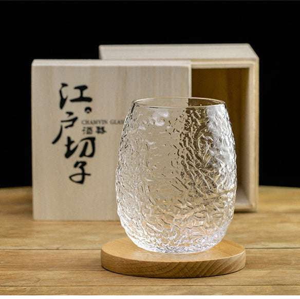 Cocoon Whiskey Cup, Edo Glass Whiskey, Japanese Ins Glassware - available at Sparq Mart