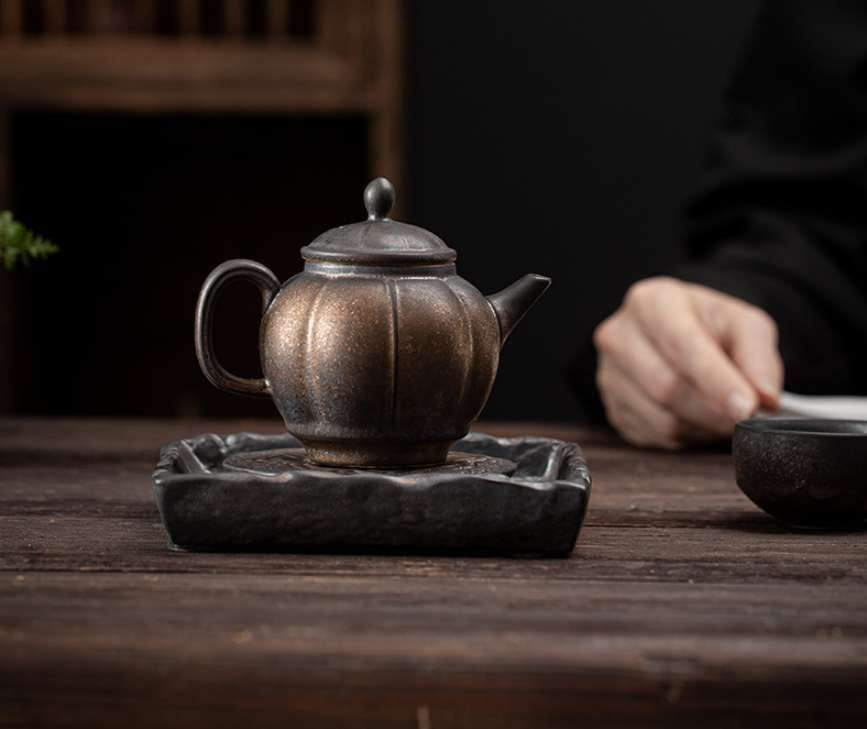 'Ceramic Kung Fu Teaset', 'Gilt Iron Teaware', 'Glazed Fruit Teapot' - available at Sparq Mart