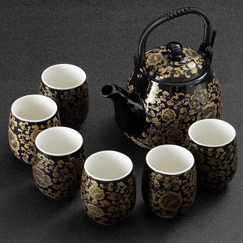 Elegant Tea Collection, Japanese Tea Set, Porcelain Strainer Pot - available at Sparq Mart