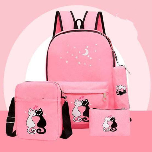 Cute Animal Backpack, Durable School Bag, Kids Canvas Backpack - available at Sparq Mart