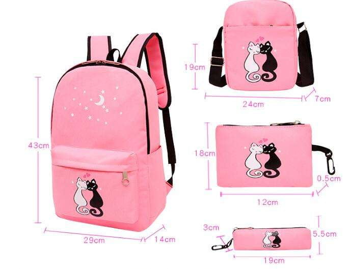 Cute Animal Backpack, Durable School Bag, Kids Canvas Backpack - available at Sparq Mart