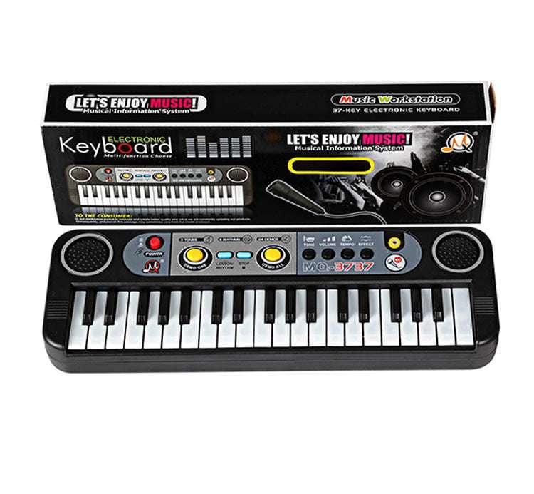 Educational Music Toy, Kids Piano Learning, Toy Piano with Microphone - available at Sparq Mart