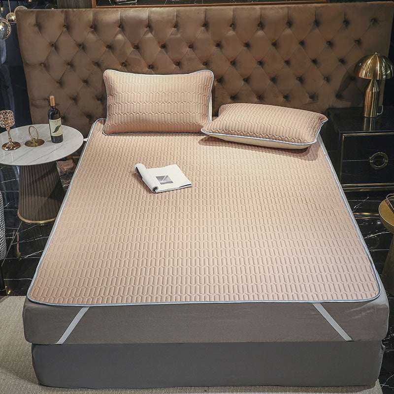 Comfort Sleep Set, Cool Latex Mat, Ice Silk Bedding - available at Sparq Mart