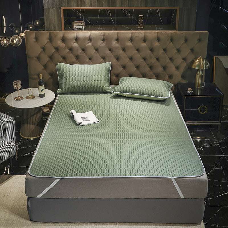 Comfort Sleep Set, Cool Latex Mat, Ice Silk Bedding - available at Sparq Mart