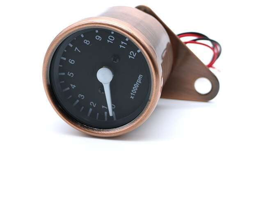 classic speed gauge, motorcycle LED tachometer, red copper tachometer - available at Sparq Mart