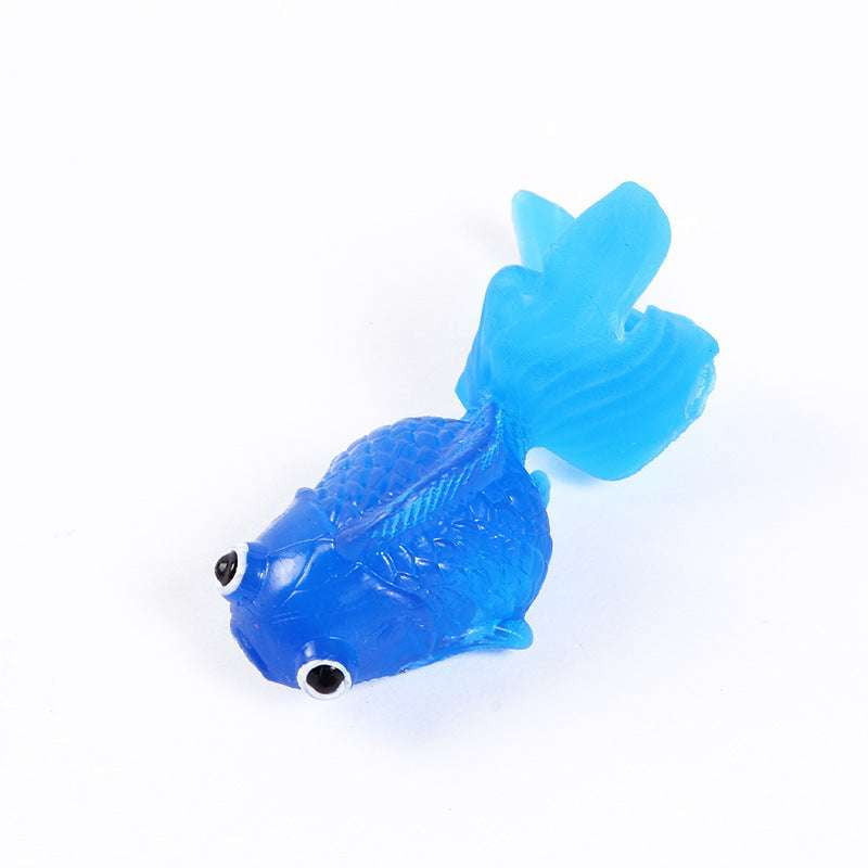 Kids Fishing Toy, Plastic Goldfish Toy, Simulation Fish Playset - available at Sparq Mart