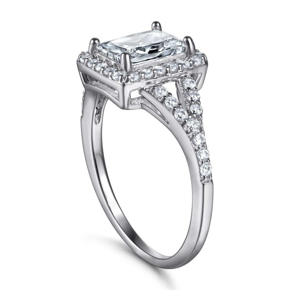 Affordable CZ Ring, Simulated Diamond Jewelry, Sparkling Diamond Ring - available at Sparq Mart