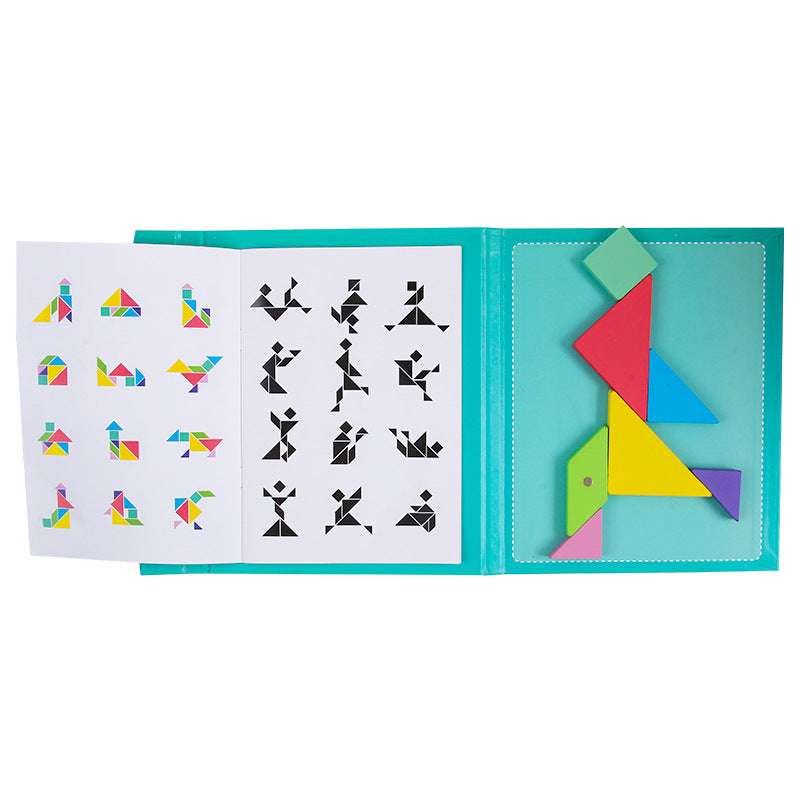 Creative Educational Toy, Kids, Magnetic Tangram Puzzle - available at Sparq Mart