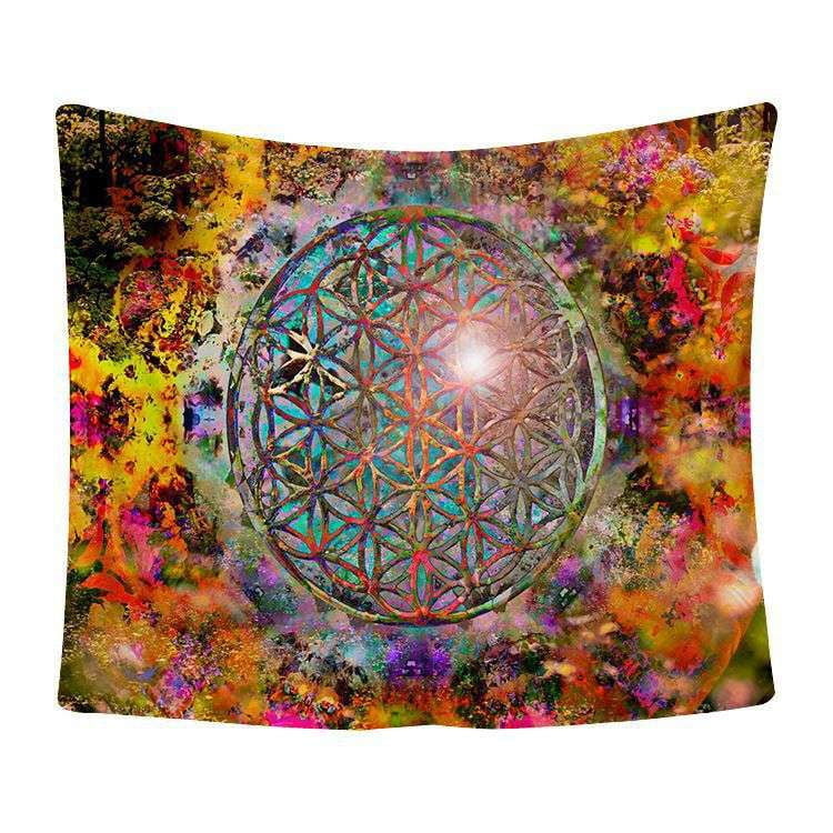 Beach Towel Blanket, Mandala Tapestry Decor, Printed Wall Tapestry - available at Sparq Mart