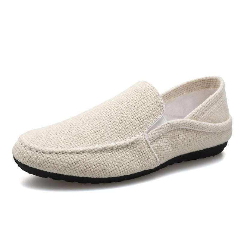 Breathable Casual Shoes, Men's Linen Shoes, Summer Canvas Footwear - available at Sparq Mart