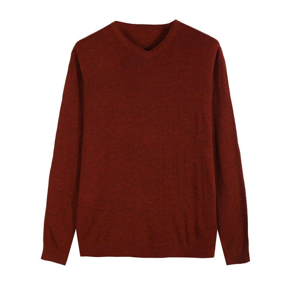 Casual Knit Pullover, Elegant Men's Sweater, Premium Cashmere Sweater - available at Sparq Mart