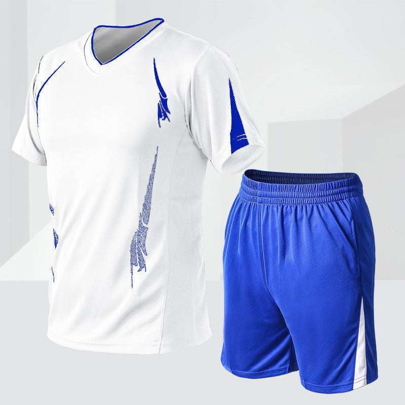 Casual Shorts Set, Men’s Fitness Outfit, Sports Suit Combo - available at Sparq Mart