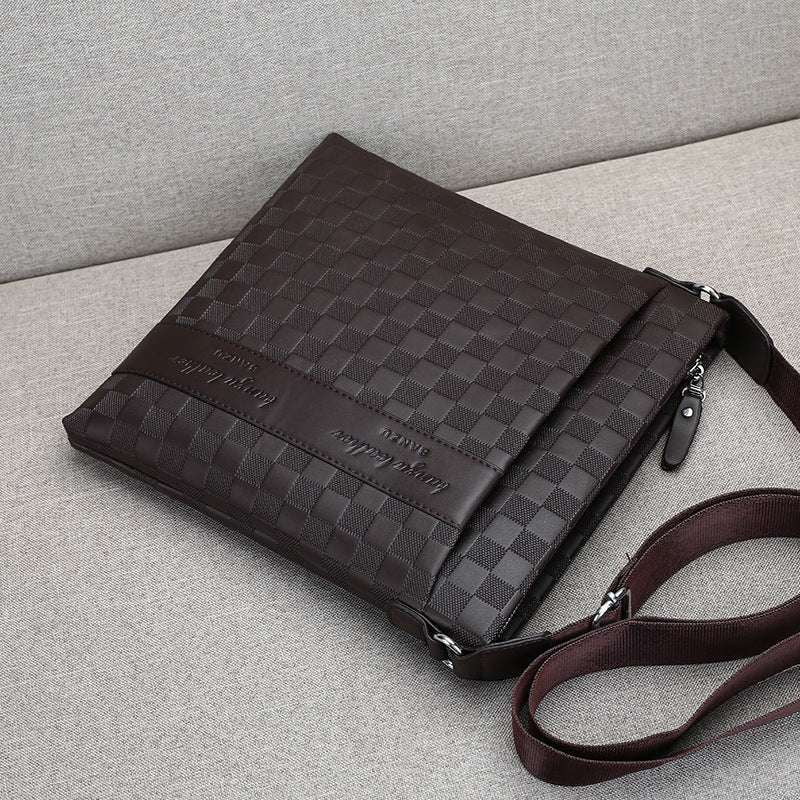 Business Messenger Bags, Casual Crossbody Bag, Leather Shoulder Bag - available at Sparq Mart