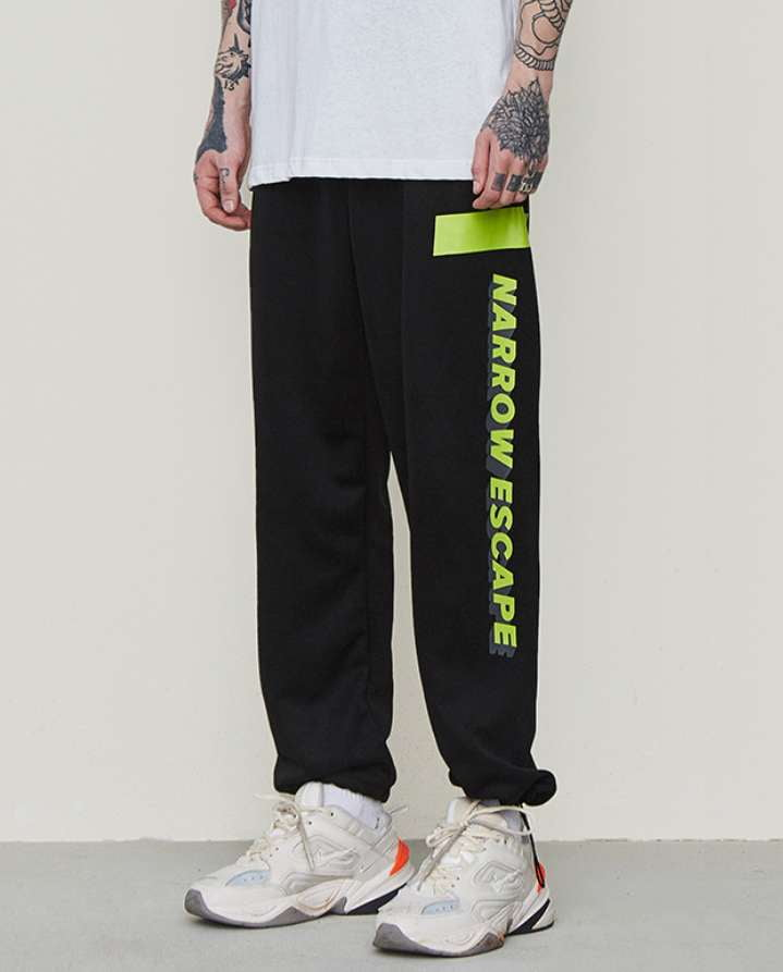 Men's Casual Pants, Street Print Trousers, Street Style Sweatpants - available at Sparq Mart