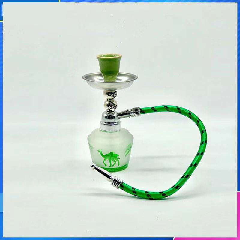 Glass Hookah, Mini Hookah Set, Single Tube Hookah - available at Sparq Mart