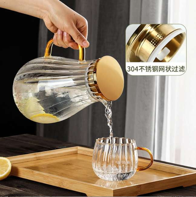 Borosilicate Glass Kettle, Contemporary Glass Teaware, Modern Simplicity Teapot - available at Sparq Mart