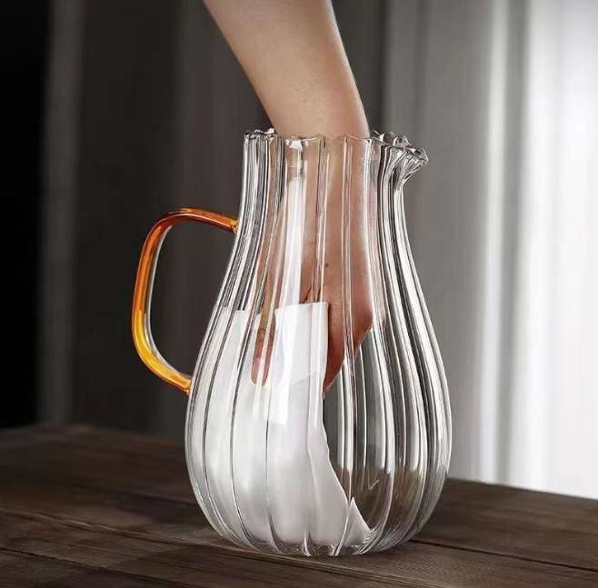 Borosilicate Glass Kettle, Contemporary Glass Teaware, Modern Simplicity Teapot - available at Sparq Mart