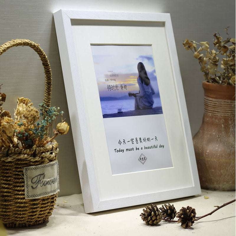 Living Room Decor, Modern Poster Frame, Solid Wood Frame - available at Sparq Mart
