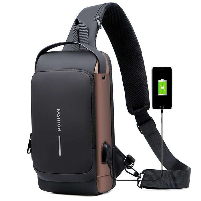 Anti-Theft Messenger, Fashion Chest Pack, Secure Travel Bag - available at Sparq Mart