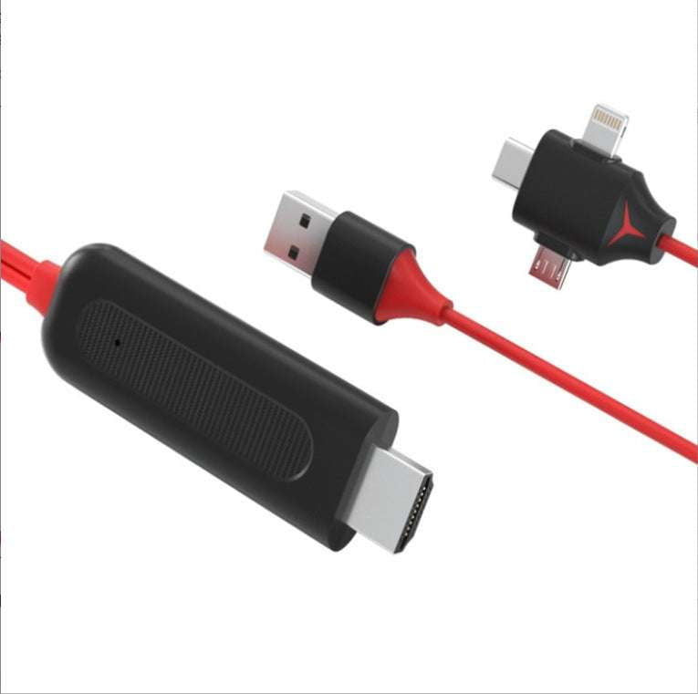 Mobile Phone Cable, Multi-Function Charger Cable, Three-In-One Cable - available at Sparq Mart