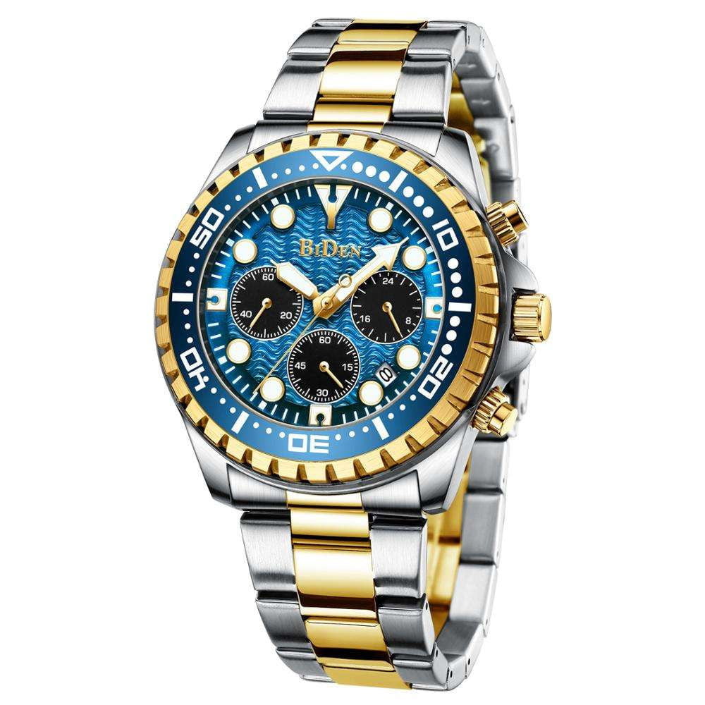 Men's Fashion Watch, Multifunctional Wristwatch Men, Steel Belt Timepiece - available at Sparq Mart