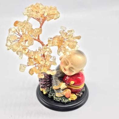 colorful crystal ornaments, crystal lucky tree, elegant home decor - available at Sparq Mart