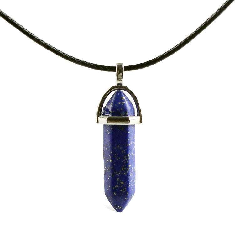 Crystal Hexagonal Pendant, Fashion Pendant Necklace, Natural Stone Jewelry - available at Sparq Mart