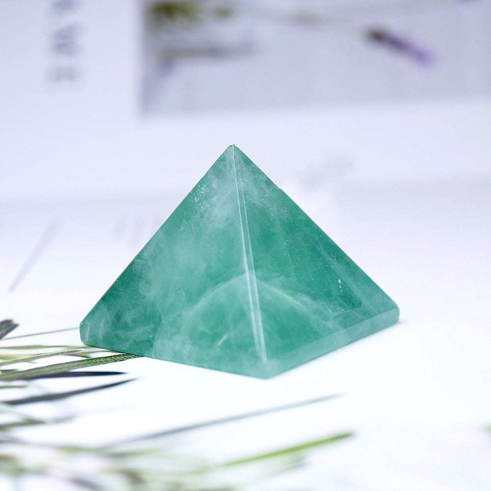 Crystal pyramid ornaments, Gemstone polishing, Sparq Mart - available at Sparq Mart