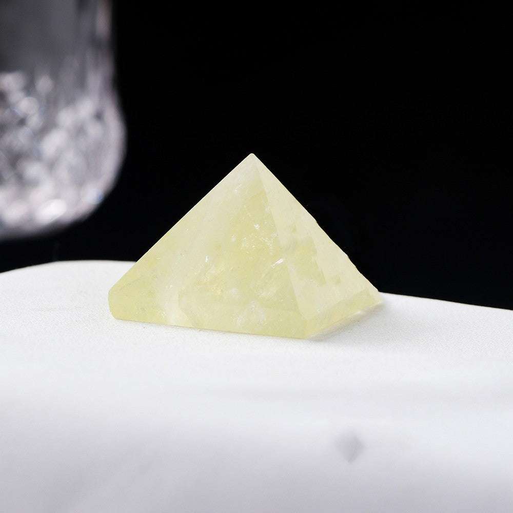 Crystal pyramid ornaments, Gemstone polishing, Sparq Mart - available at Sparq Mart