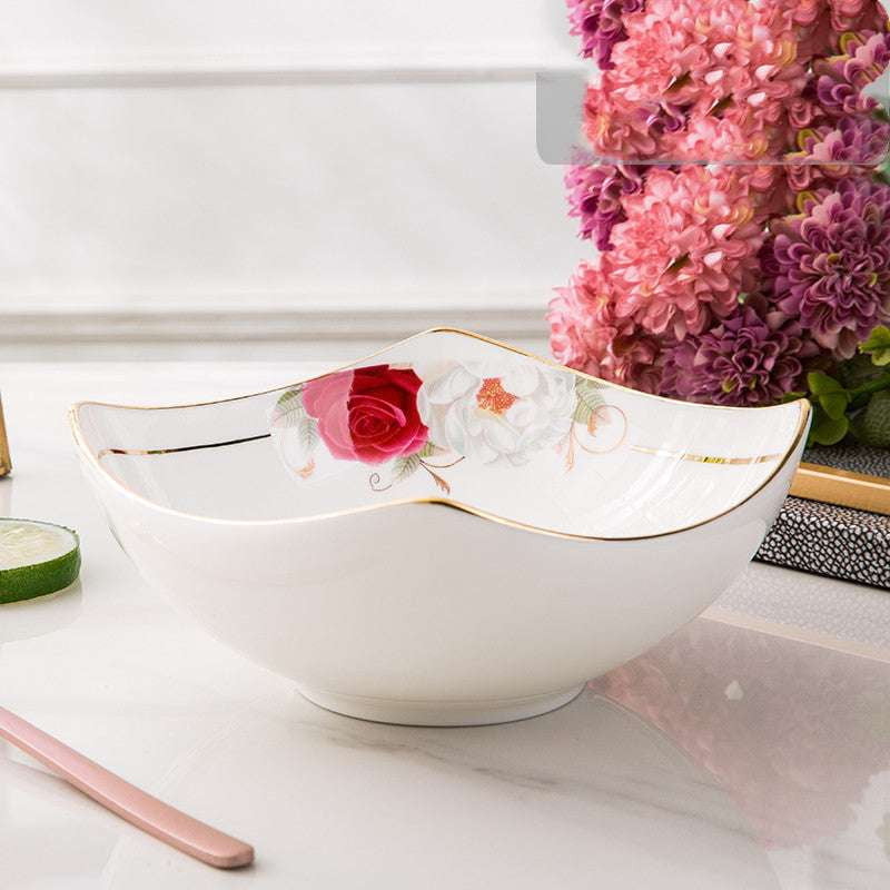 Ceramic Serving Dish, Decorative Salad Bowl, Nordic Salad Bowl - available at Sparq Mart