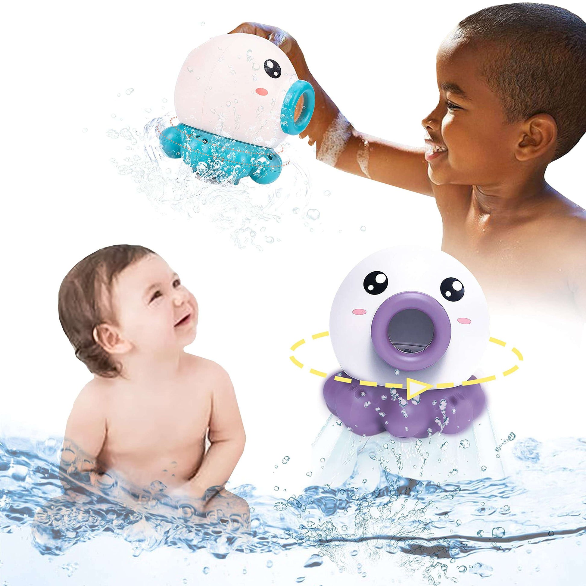 Infant Bath Toy, Kids Water Sprinkler, Rotating Shower Toy - available at Sparq Mart