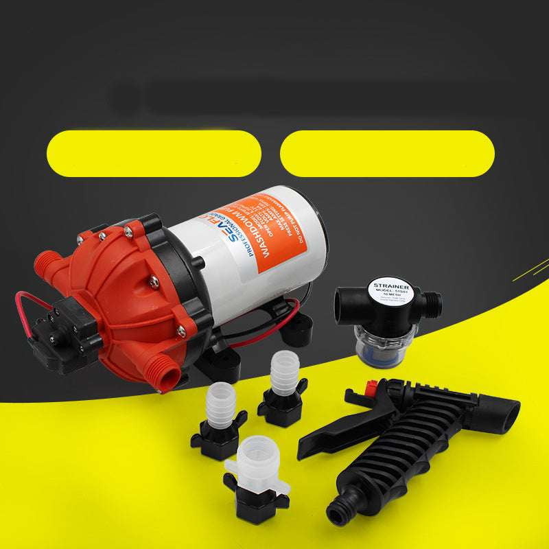 12V flush pump, boat bilge pumps, marine sanitation parts - available at Sparq Mart