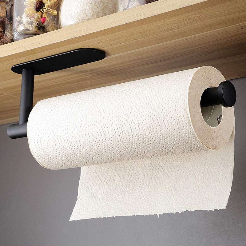 Black Steel Paper Towel Rack, Stainless Steel Cabinet Rack, Wholesale Paper Towel Rack - available at Sparq Mart