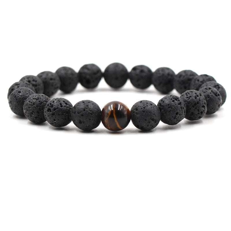 Lava Bead Accessory, Lava Stone Bracelet, Tiger Eye Jewelry - available at Sparq Mart