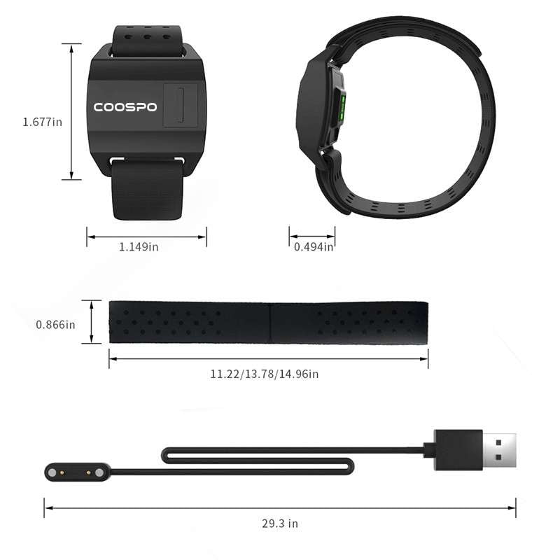 Bluetooth Heart Tracker, Running Heart Monitor, Wireless Fitness Monitor - available at Sparq Mart