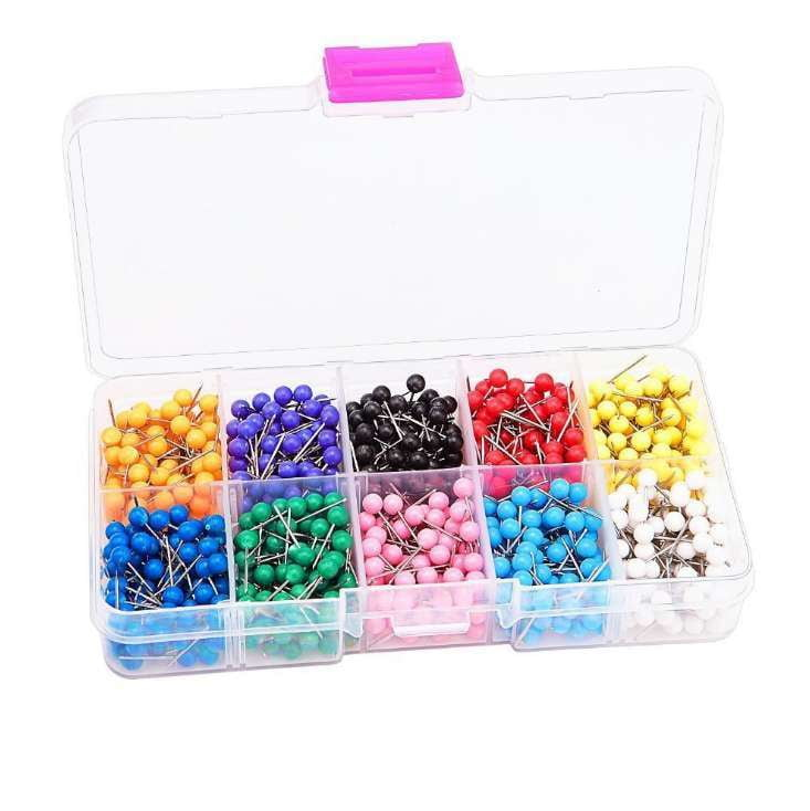 decorative thumbtacks, durable push pins, office supply essentials - available at Sparq Mart