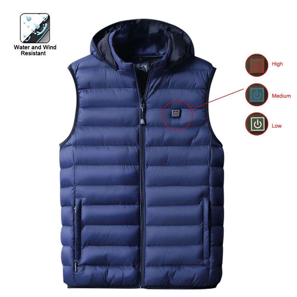 Double Heating Vest, Heated Cotton Vest, Wholesale Heating Vest - available at Sparq Mart