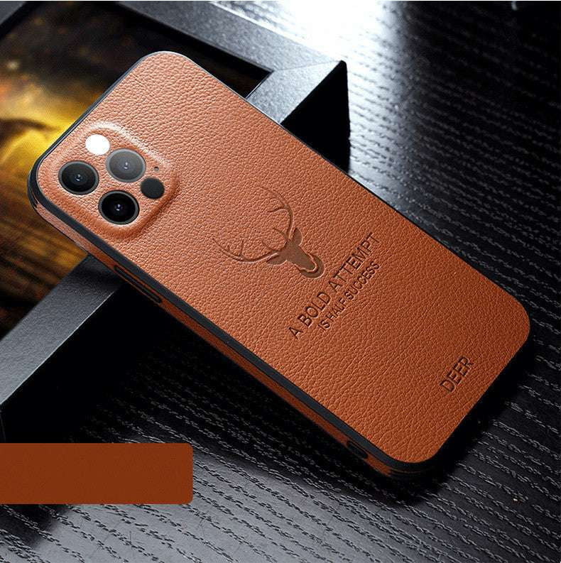 anti-drop lens guard, iPhone lens protection, leather grain cover - available at Sparq Mart