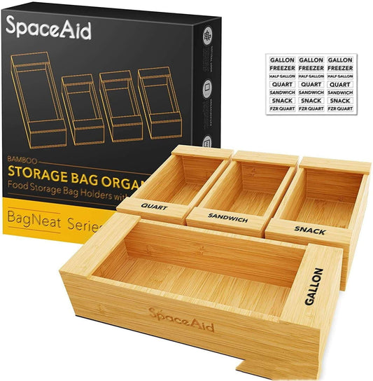 food storage organizer, kitchen drawer organization, sandwich wrapper holder - available at Sparq Mart