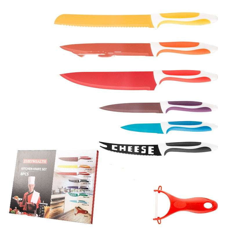 Chef Knife Collection, Kitchen Knife Set, Stainless Steel Cutlery - available at Sparq Mart