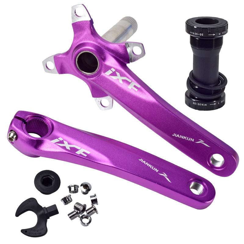 aluminum alloy crankset, integrated crankset upgrade, lightweight bike crank - available at Sparq Mart