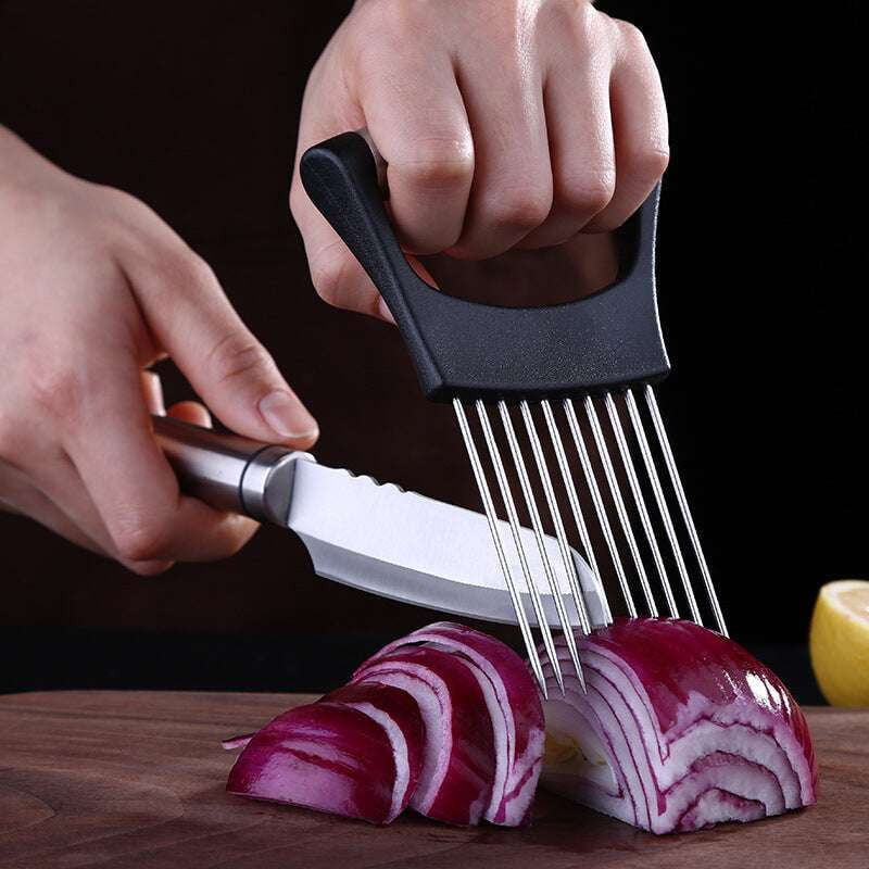 Finger Safety Shield, Kitchen Cutting Accessory, Stainless Steel Protector - available at Sparq Mart