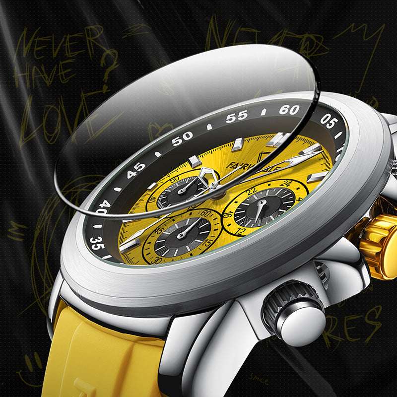 'Multifunctional Daytona Watch', 'Six Needles Watch', 'Three Eyes Watch' - available at Sparq Mart